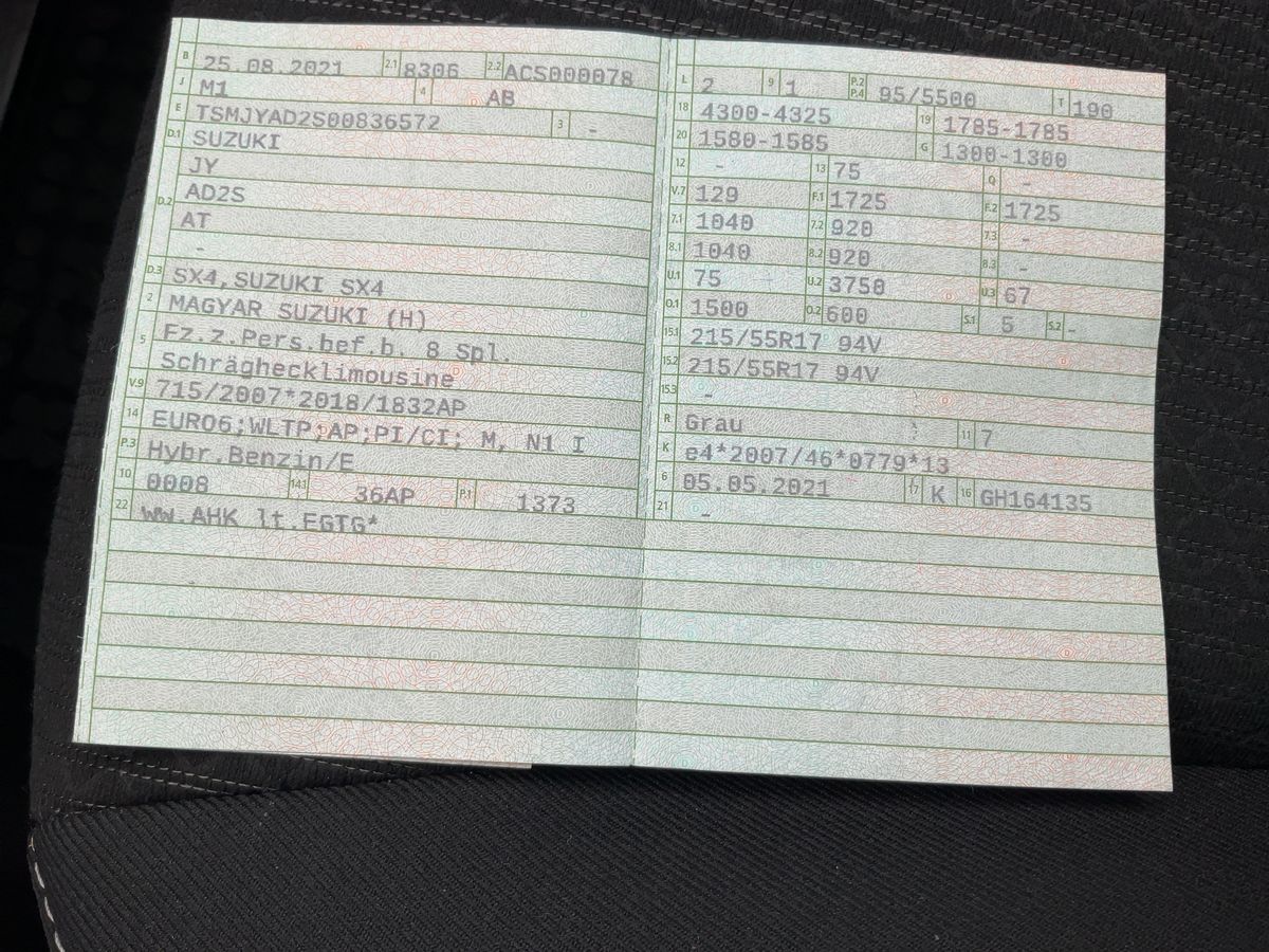 Suzuki SX4 S-Cross 1.4 BoosterJet Mild-Hybrid Comfort+ 4x4