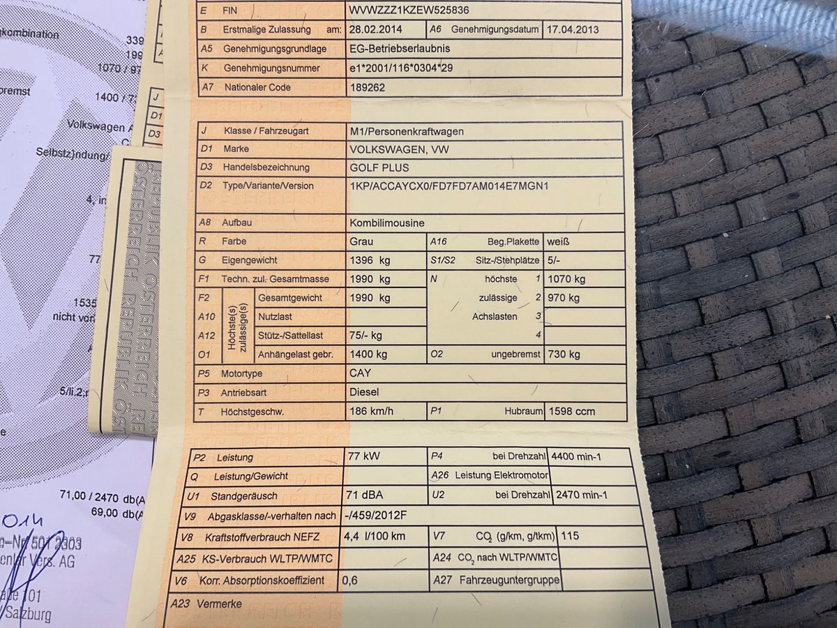 Volkswagen Golf Plus 1.6 TDI Rabbit BlueMotion