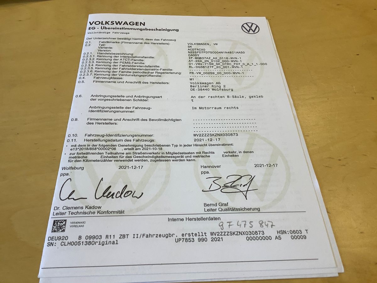 Volkswagen Caddy 2.0 TDI Life