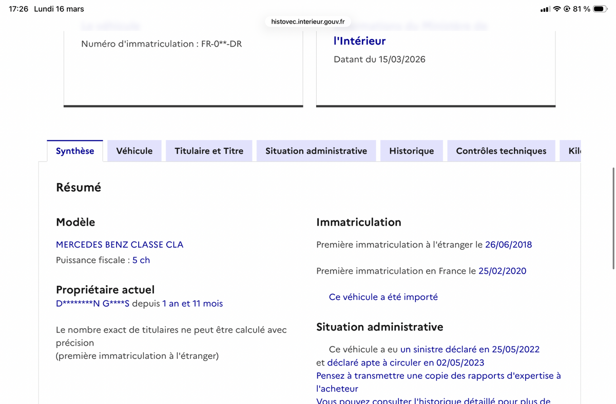 Mercedes-Benz CLA-Klasse d'occasion