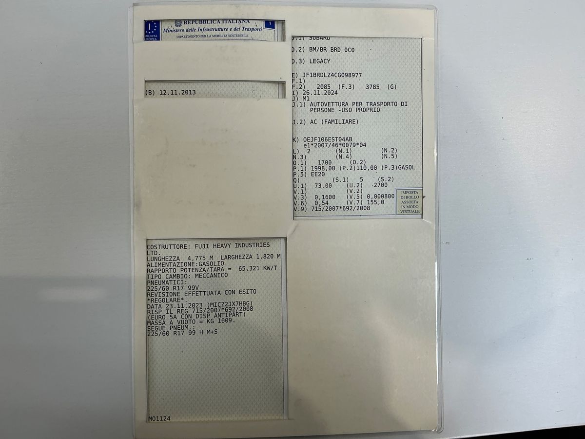 Subaru Legacy 2.0 Diesel Outback Exclusive