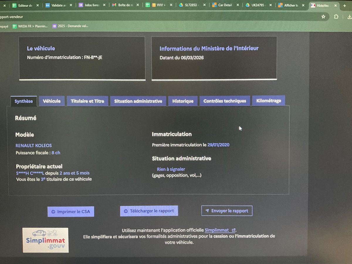 Renault Koleos d'occasion