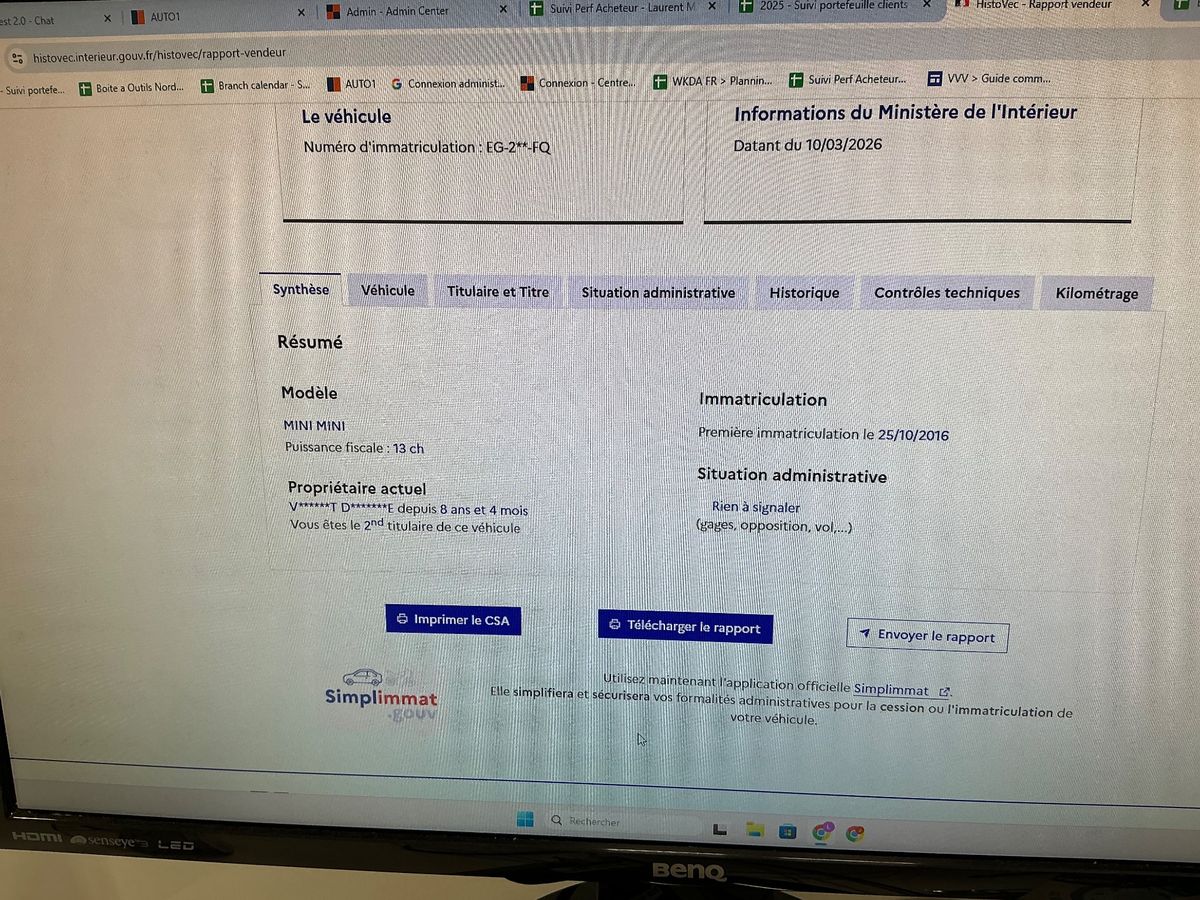 MINI John d'occasion