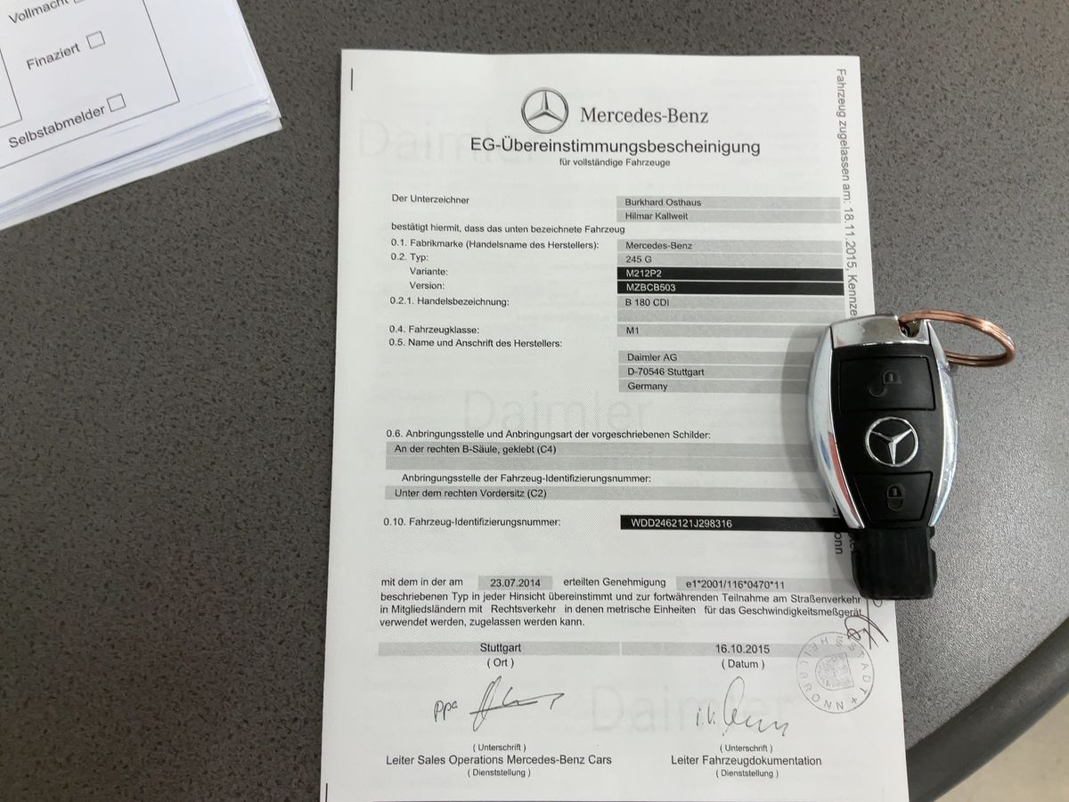 Mercedes-Benz B-Klasse d'occasion