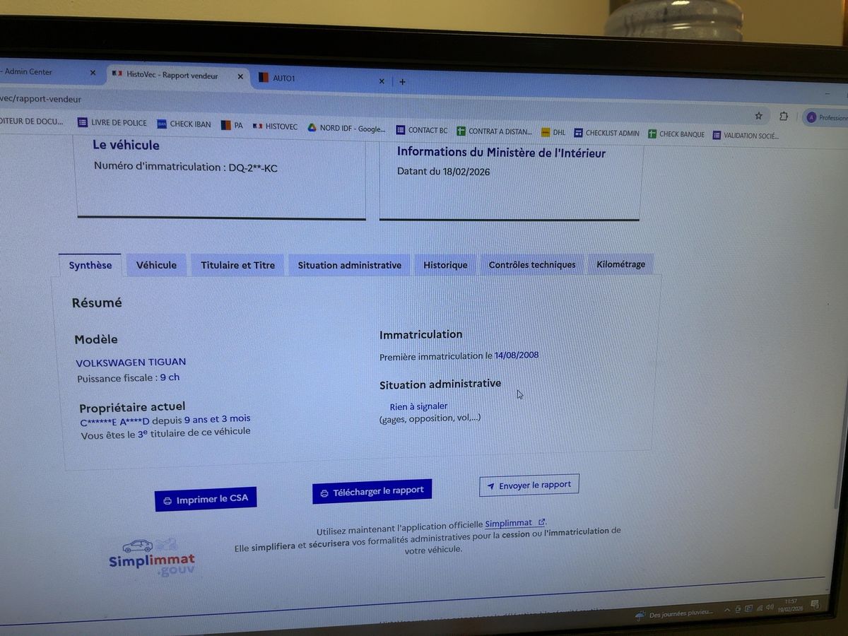 Volkswagen Tiguan d'occasion