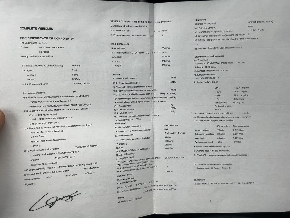 Hyundai Tucson d'occasion