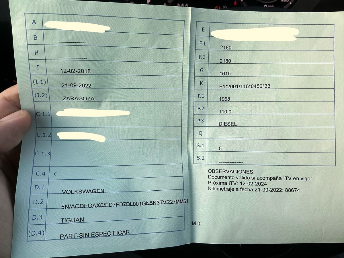 Volkswagen Tiguan 2.0 TDI Sport BlueMotion