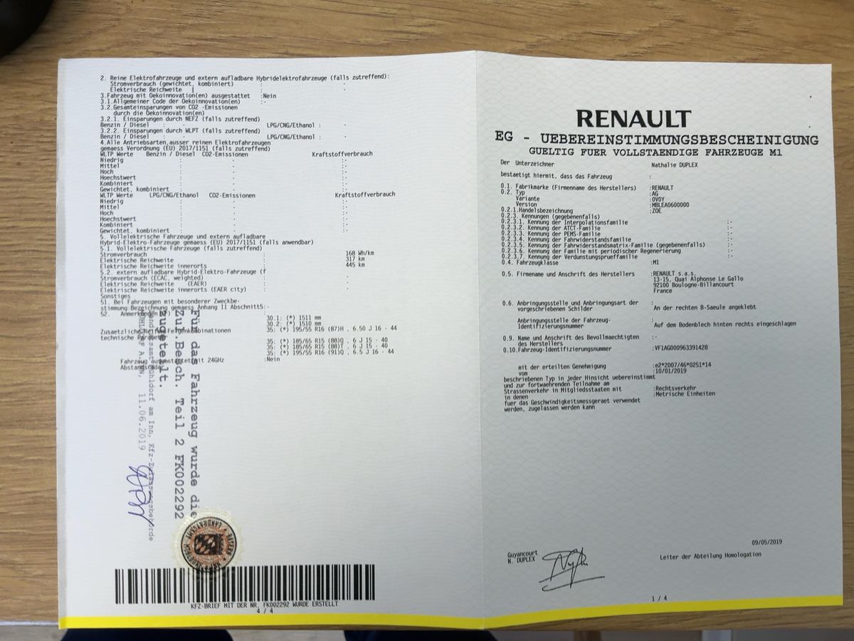 Renault Zoe d'occasion