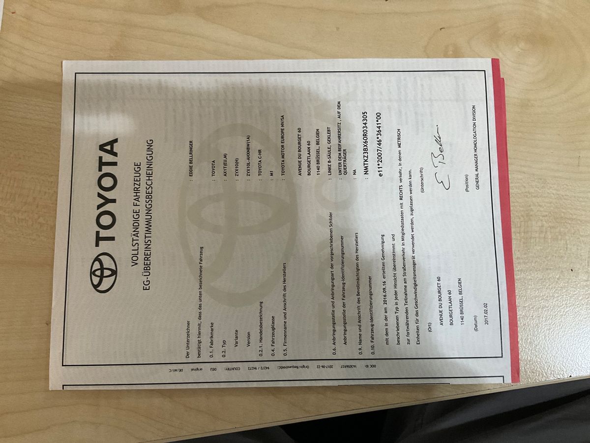 Toyota C-HR d'occasion