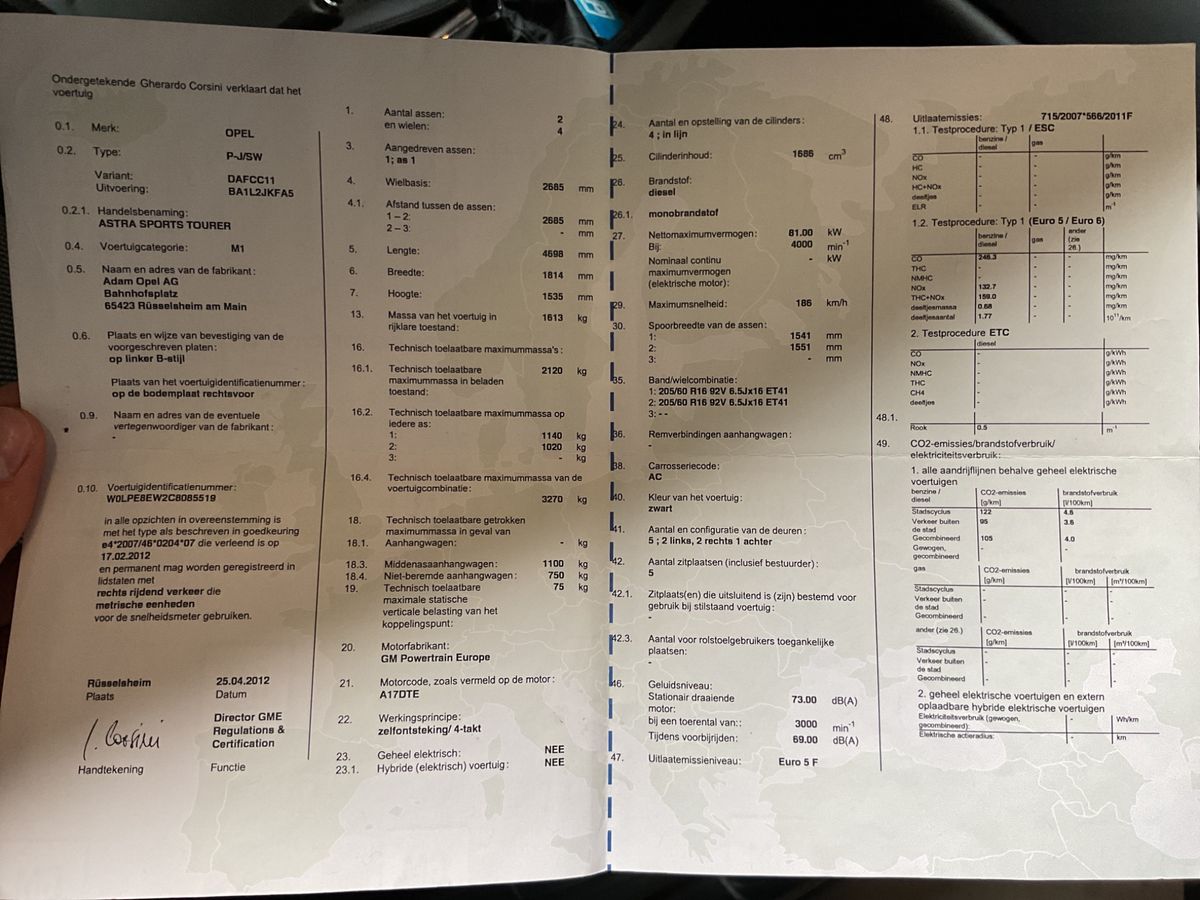 Opel Astra 1.7 CDTI Innovation