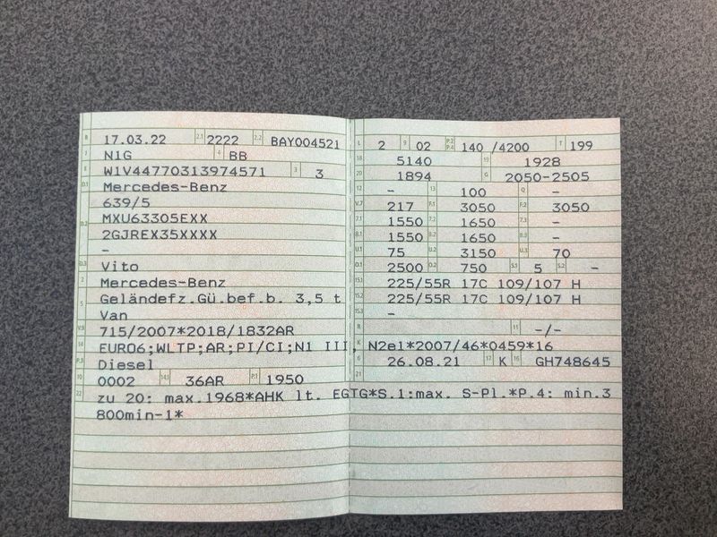 Mercedes-Benz Vito 119 CDI 4x4 lang — zdjęcie 15