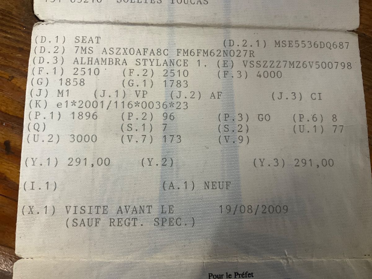 Seat Alhambra d'occasion