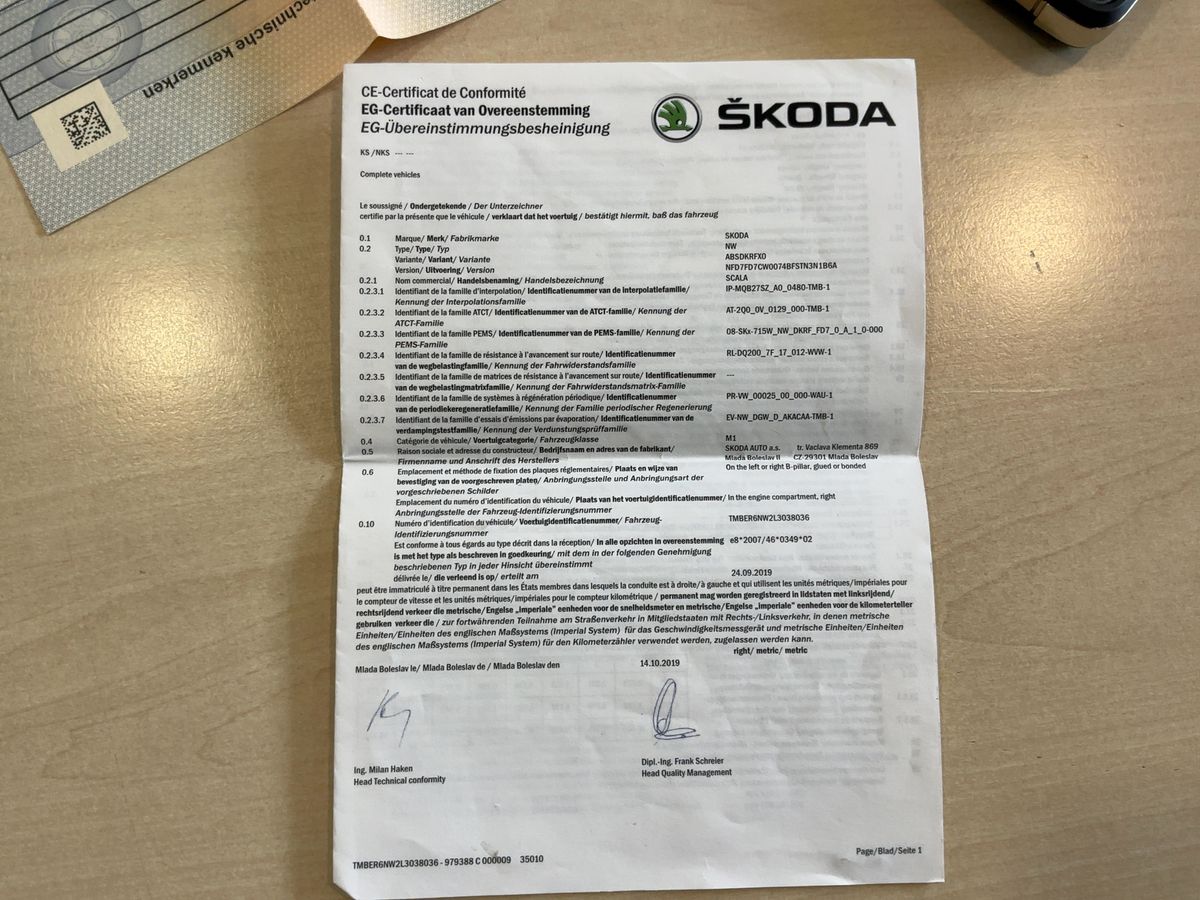 Skoda Scala d'occasion