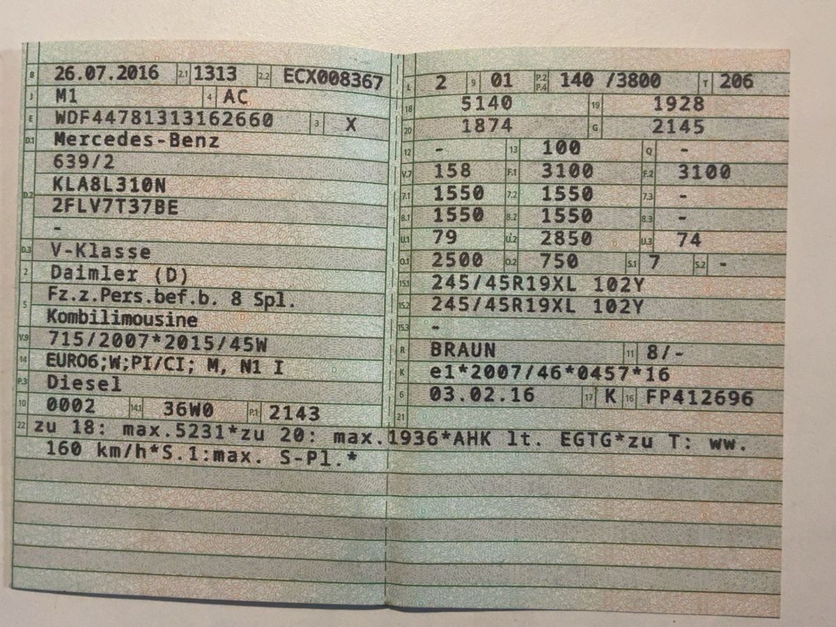 Mercedes-Benz V-Klasse d'occasion