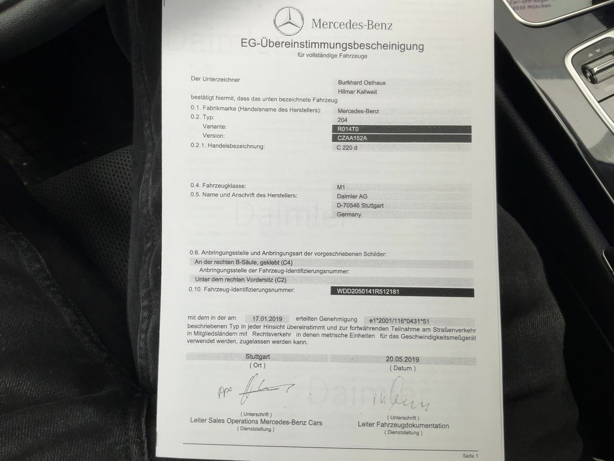 Mercedes-Benz C-Klasse d'occasion