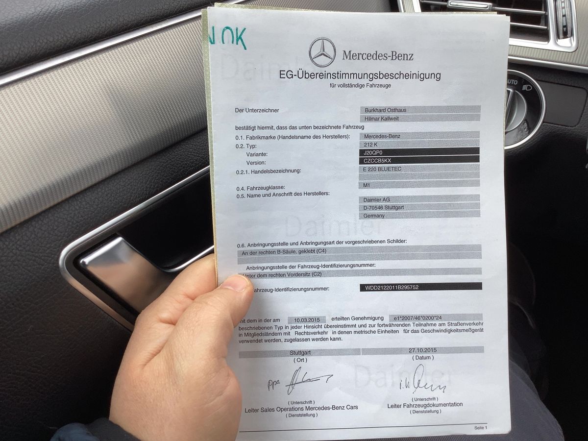 Mercedes-Benz E-Klasse d'occasion