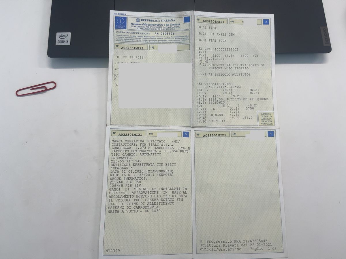 Fiat 500X d'occasion