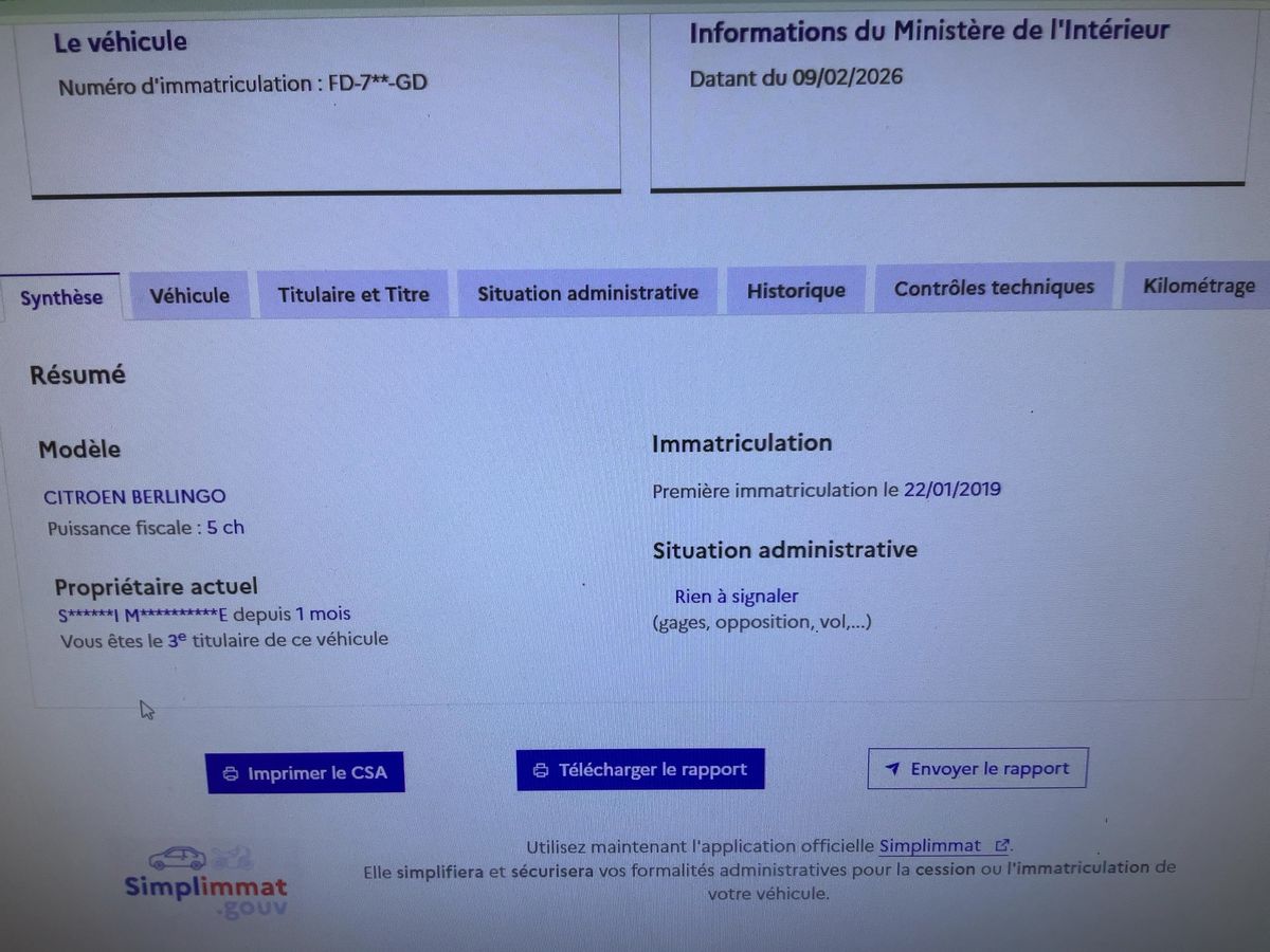 Citroen Berlingo d'occasion