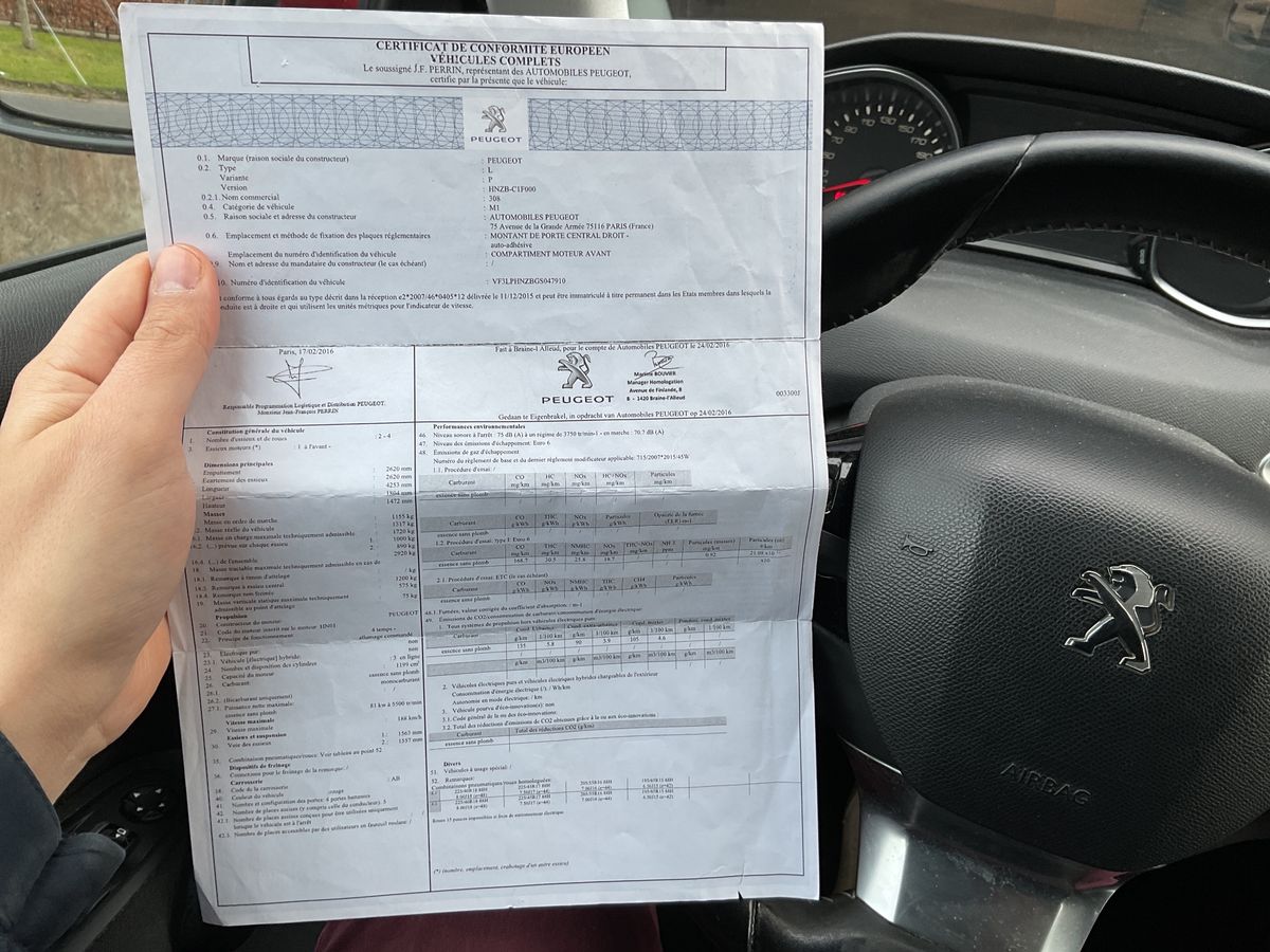 Peugeot 308 d'occasion