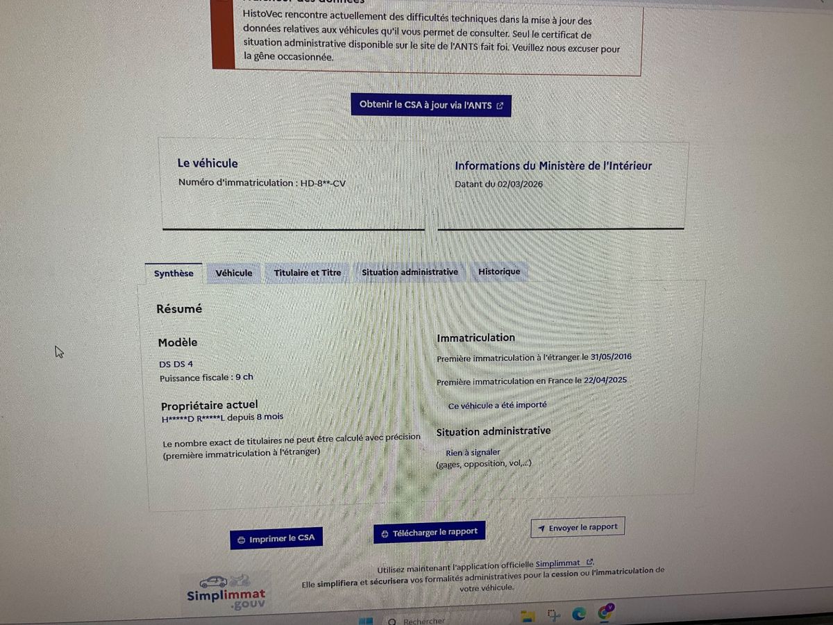 DS Automobiles d'occasion