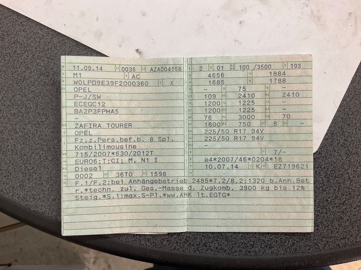 Opel Zafira d'occasion