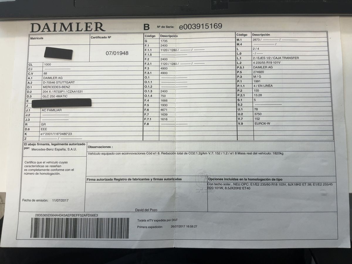 Mercedes-Benz GLC-Klasse d'occasion