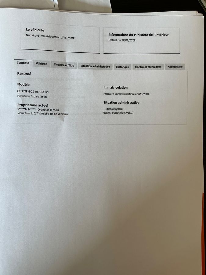 Citroen C5 d'occasion