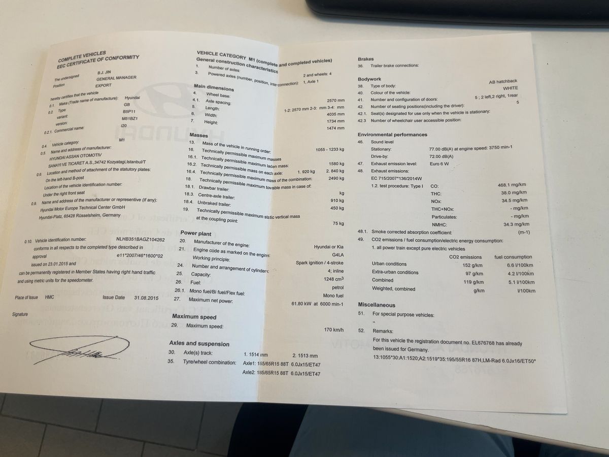 Hyundai i20 d'occasion