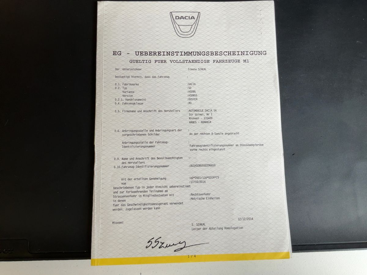Dacia Duster d'occasion