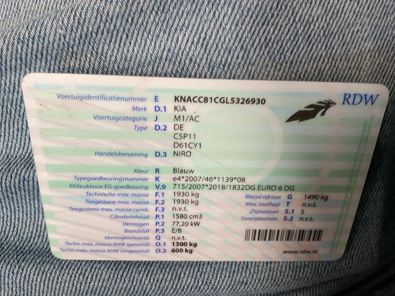 Kia Niro 1.6 Hybrid Business — zdjęcie 15