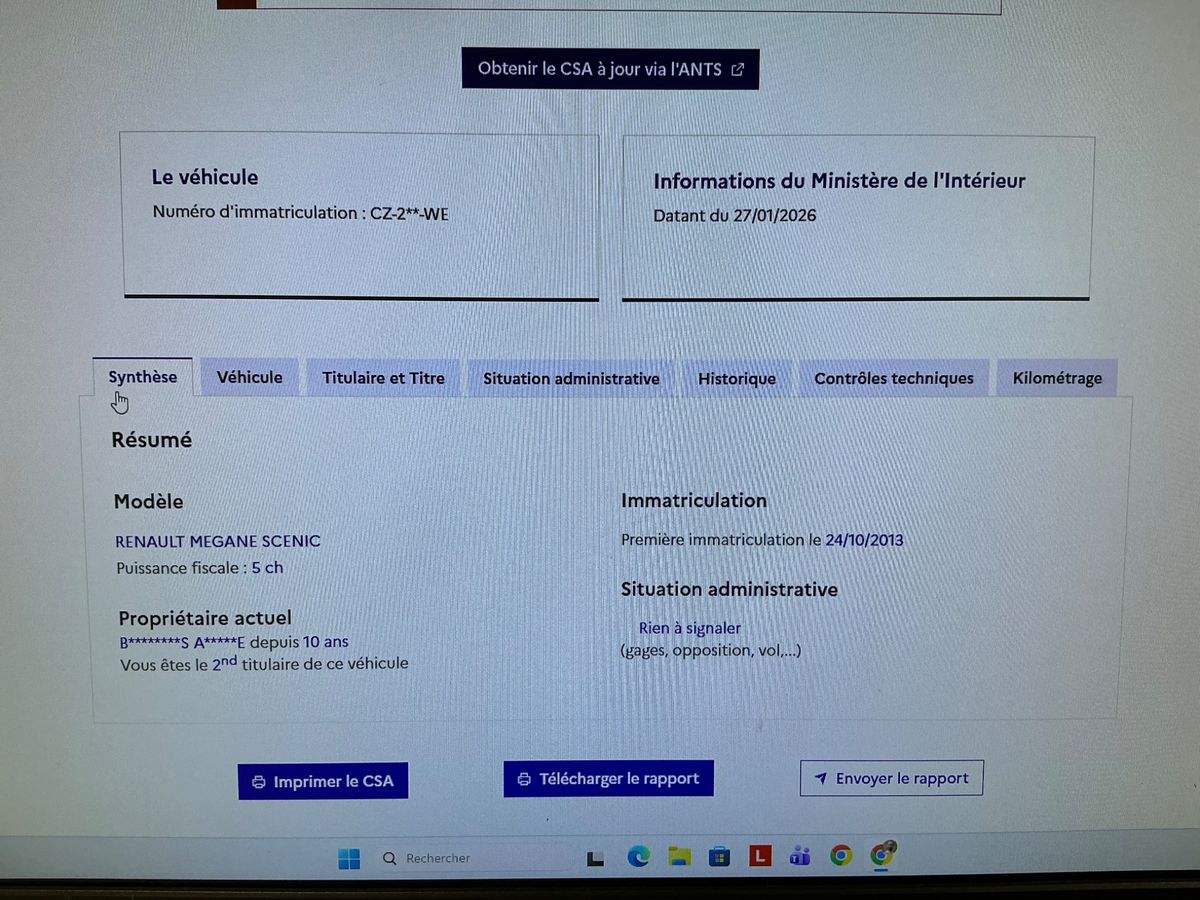 Renault Scenic d'occasion