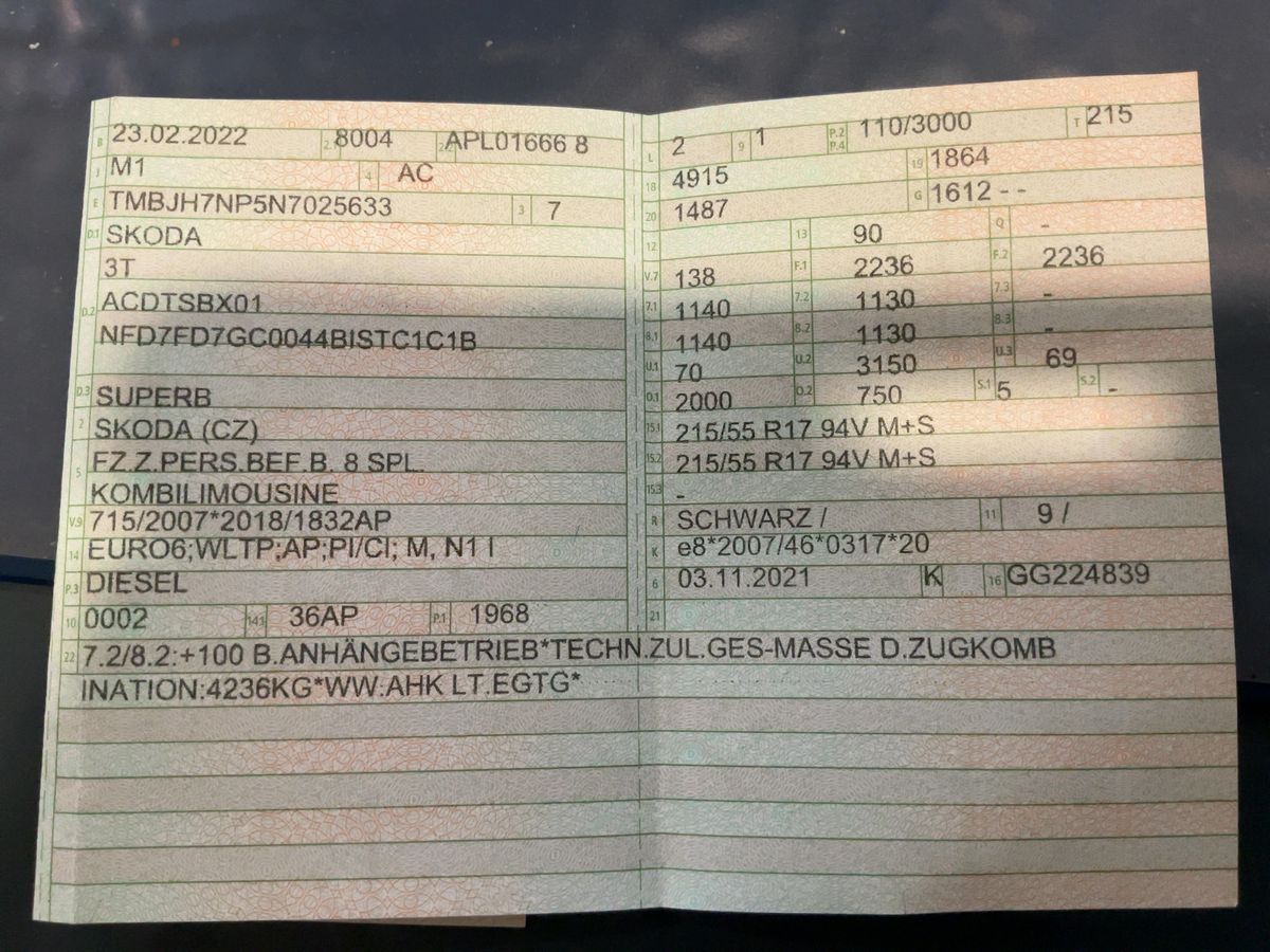 Skoda Superb d'occasion