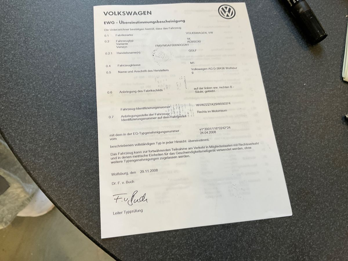 Volkswagen Golf V 1.6 United