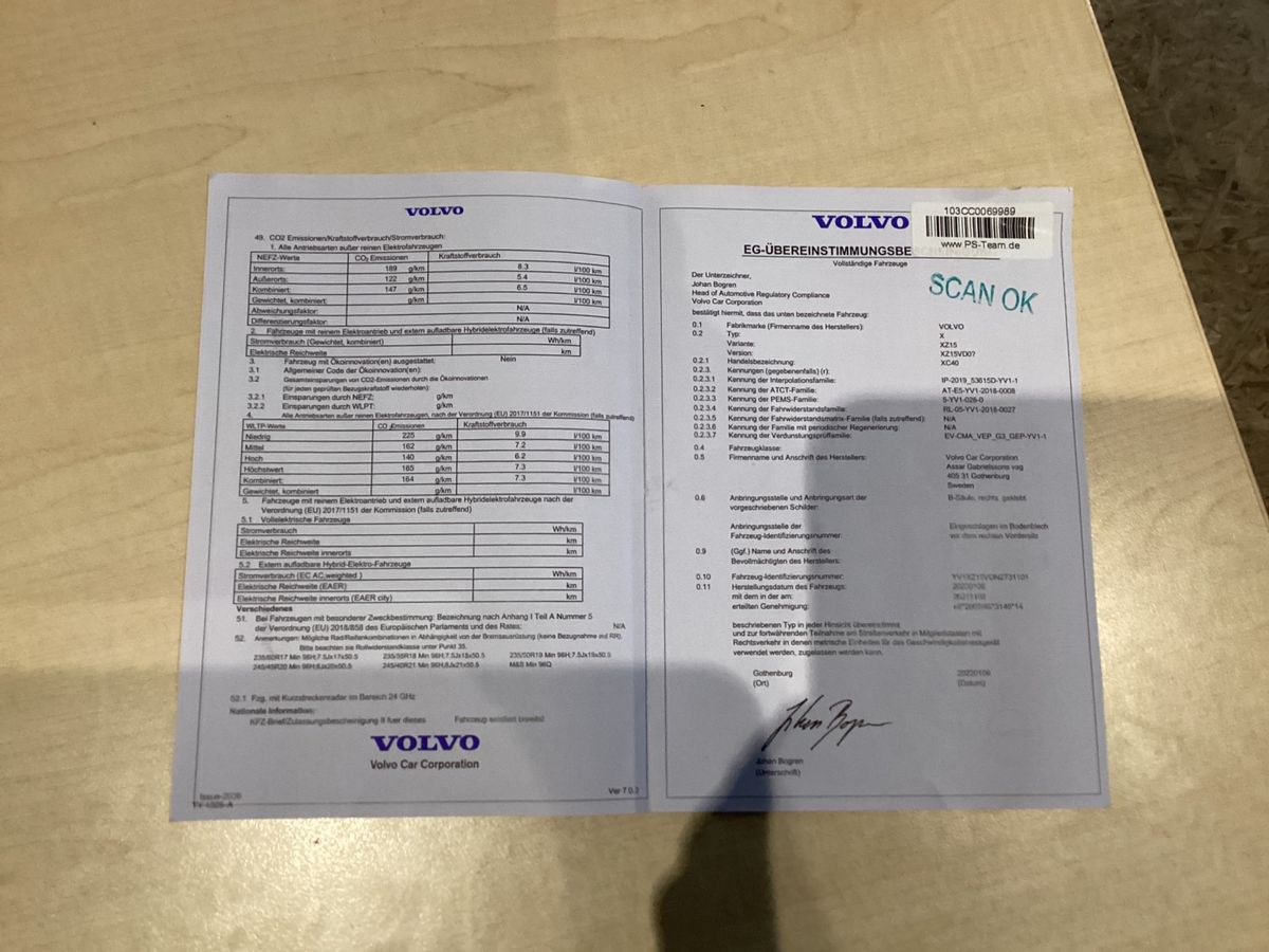 Volvo XC40 d'occasion