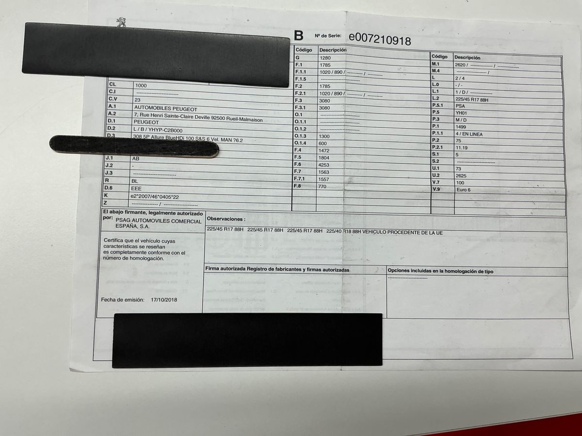 Peugeot 308 d'occasion