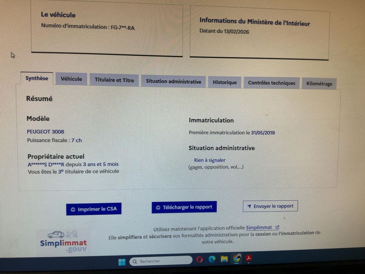 Peugeot 3008 d'occasion