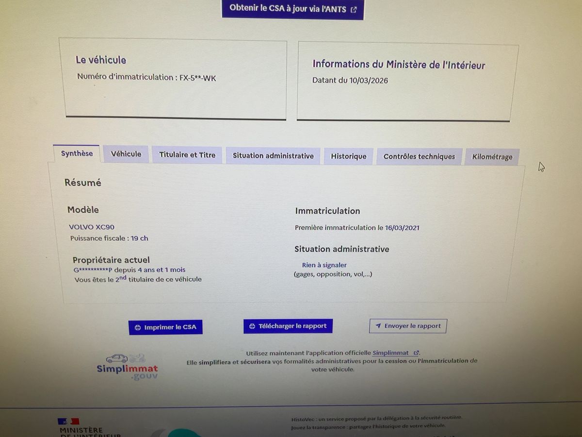 Volvo XC90 d'occasion