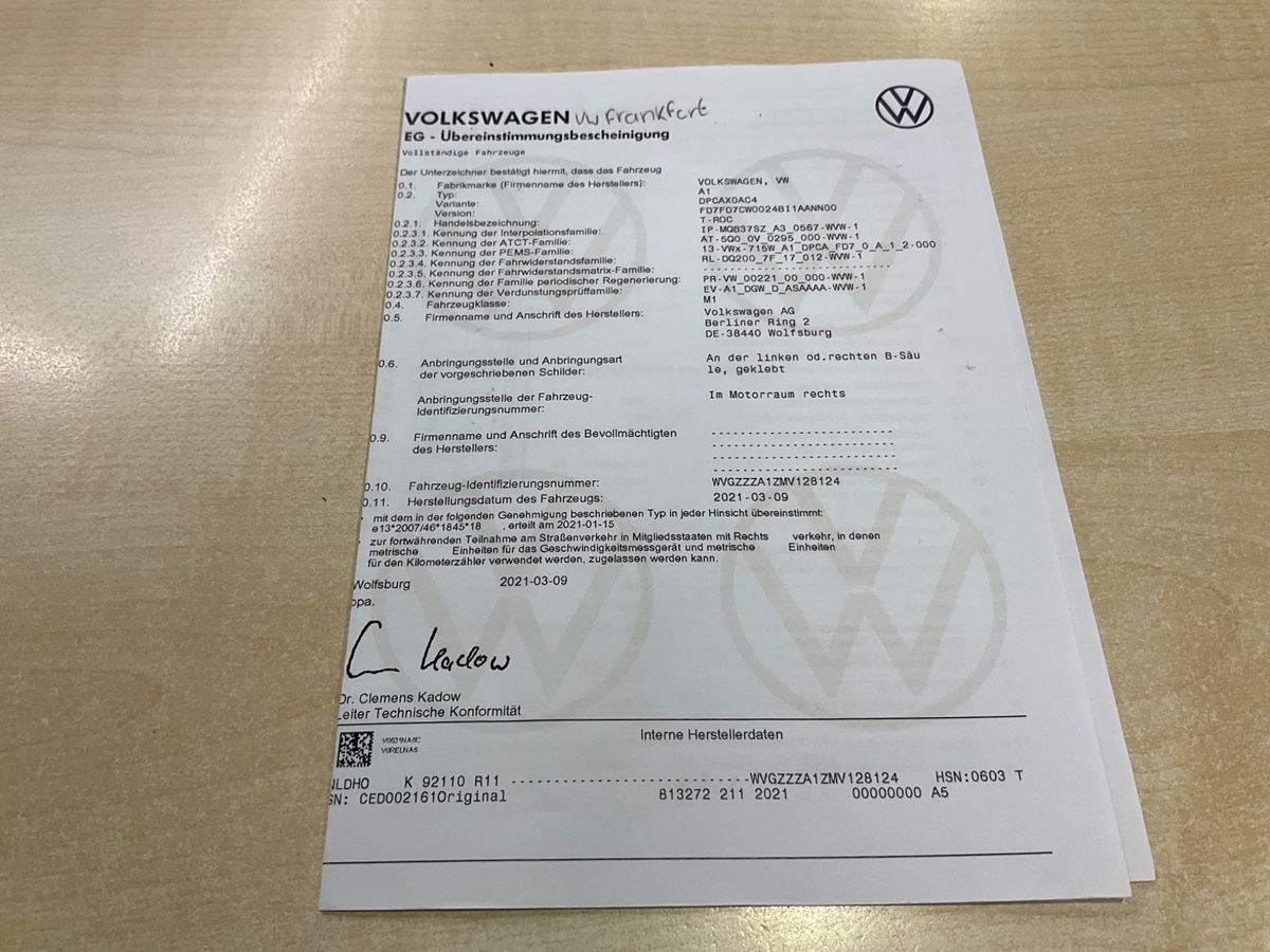 Volkswagen T-Roc 1.5 TSI ACT Style