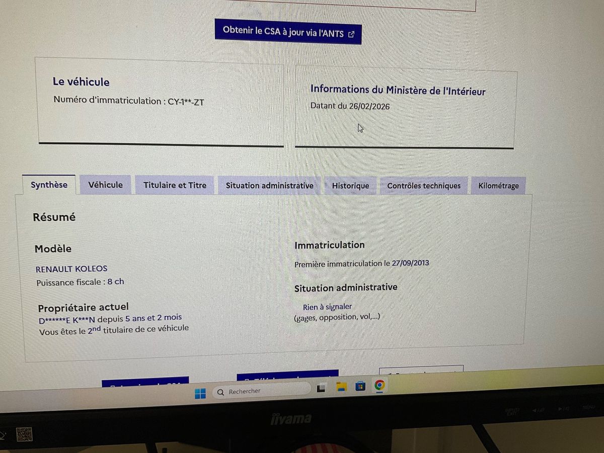 Renault Koleos d'occasion