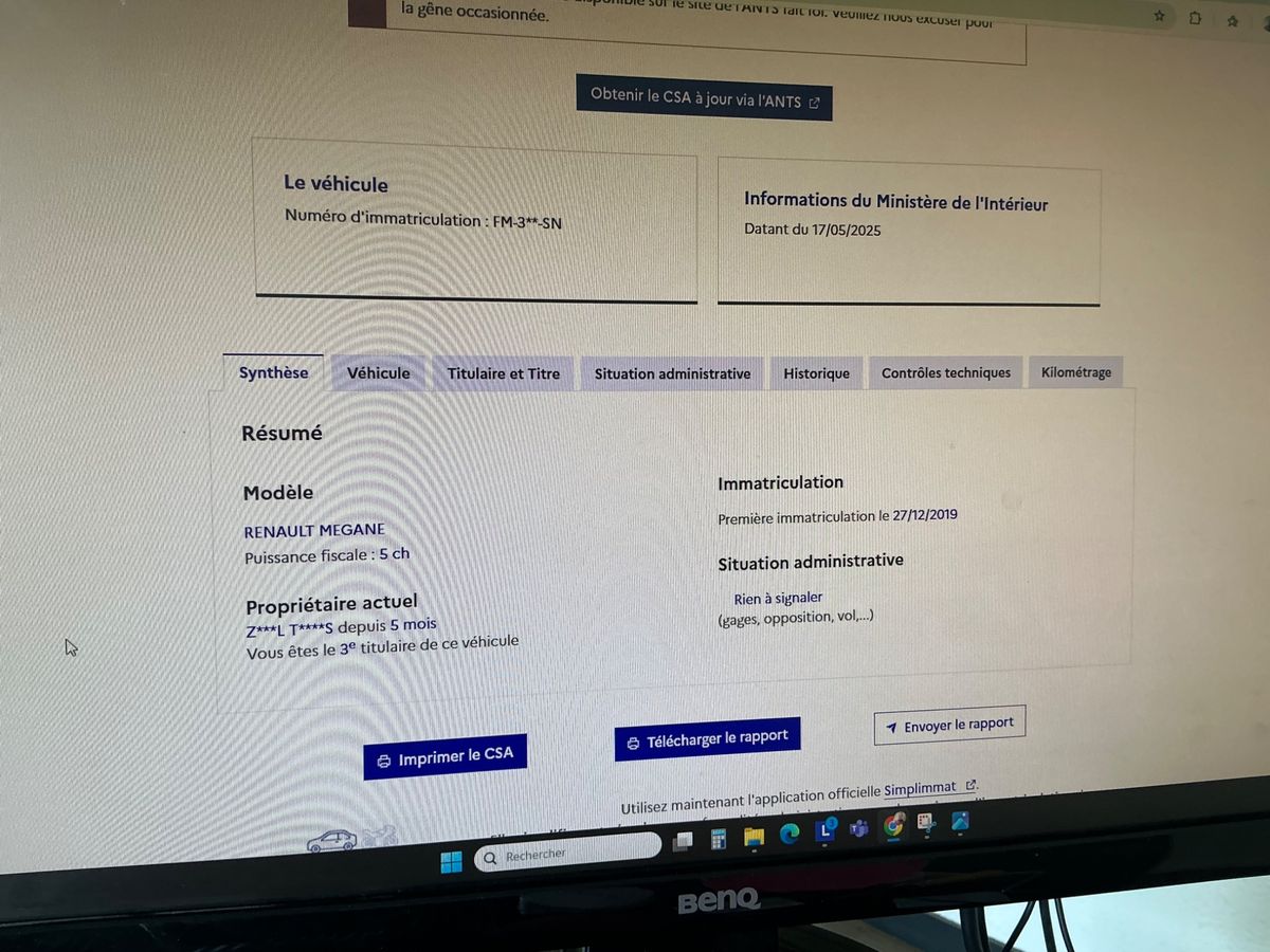 Renault Megane d'occasion