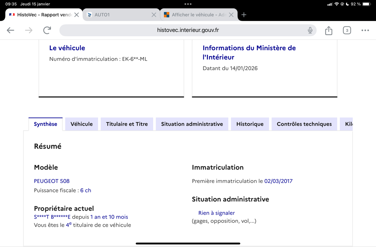 Peugeot 508 d'occasion