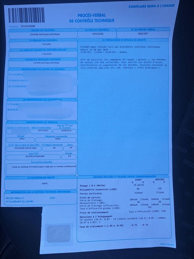 Opel Karl d'occasion