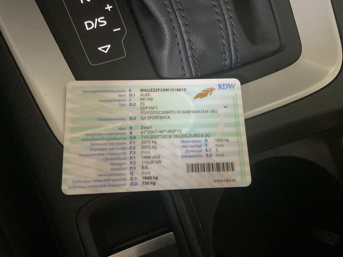 Audi Q3 Sportback 35 TFSI ACT S line