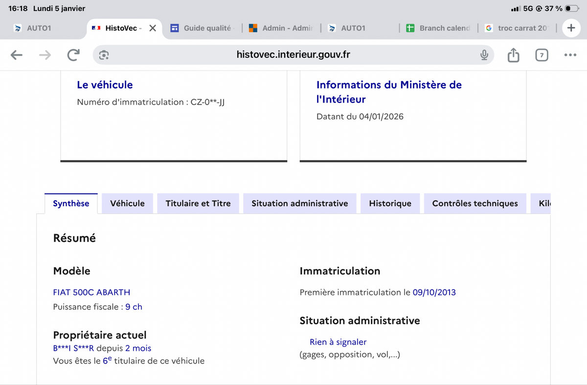 Abarth 595C d'occasion