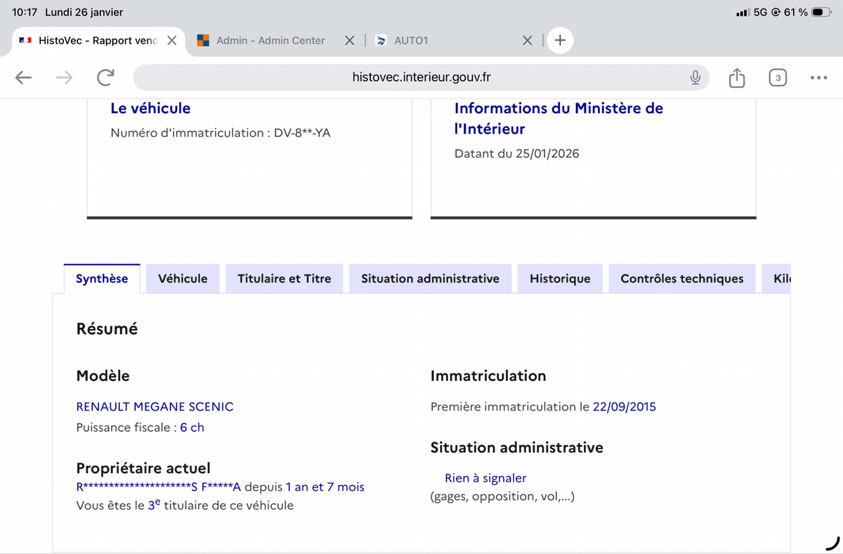 Renault Scenic d'occasion