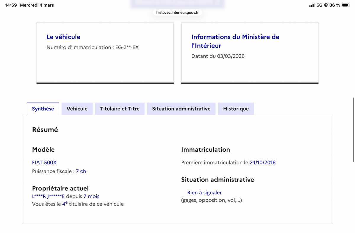 Fiat 500X d'occasion