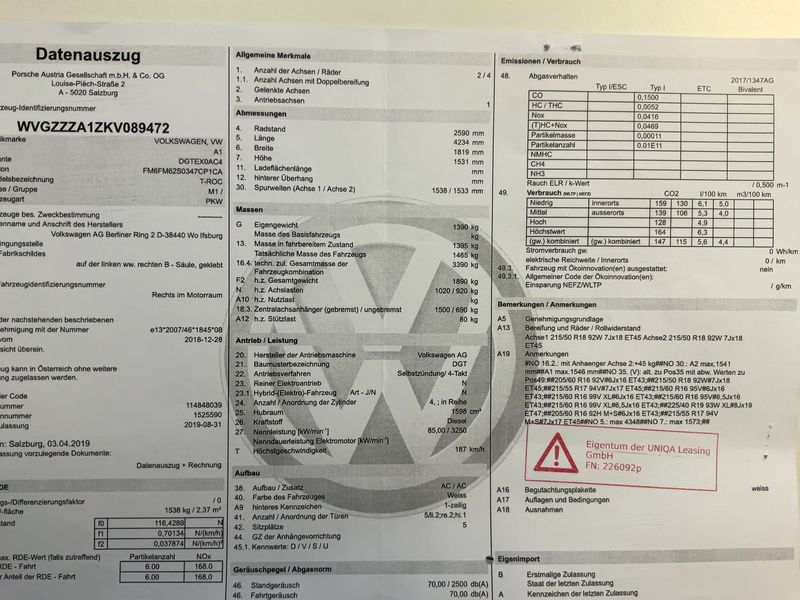 Volkswagen T-Roc 1.6 TDI Design — zdjęcie 16