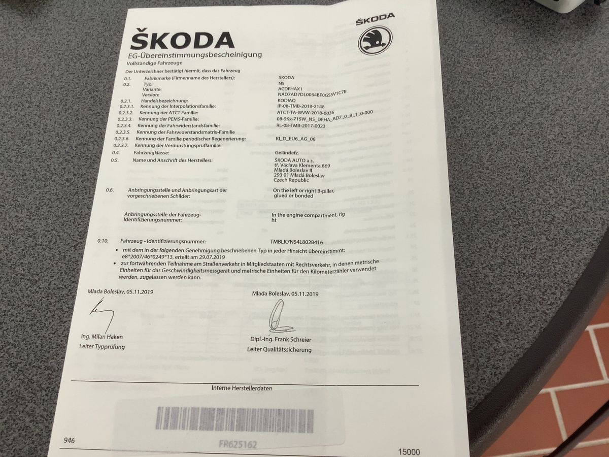 Skoda Kodiaq 2.0 TDI Sportline 4x4
