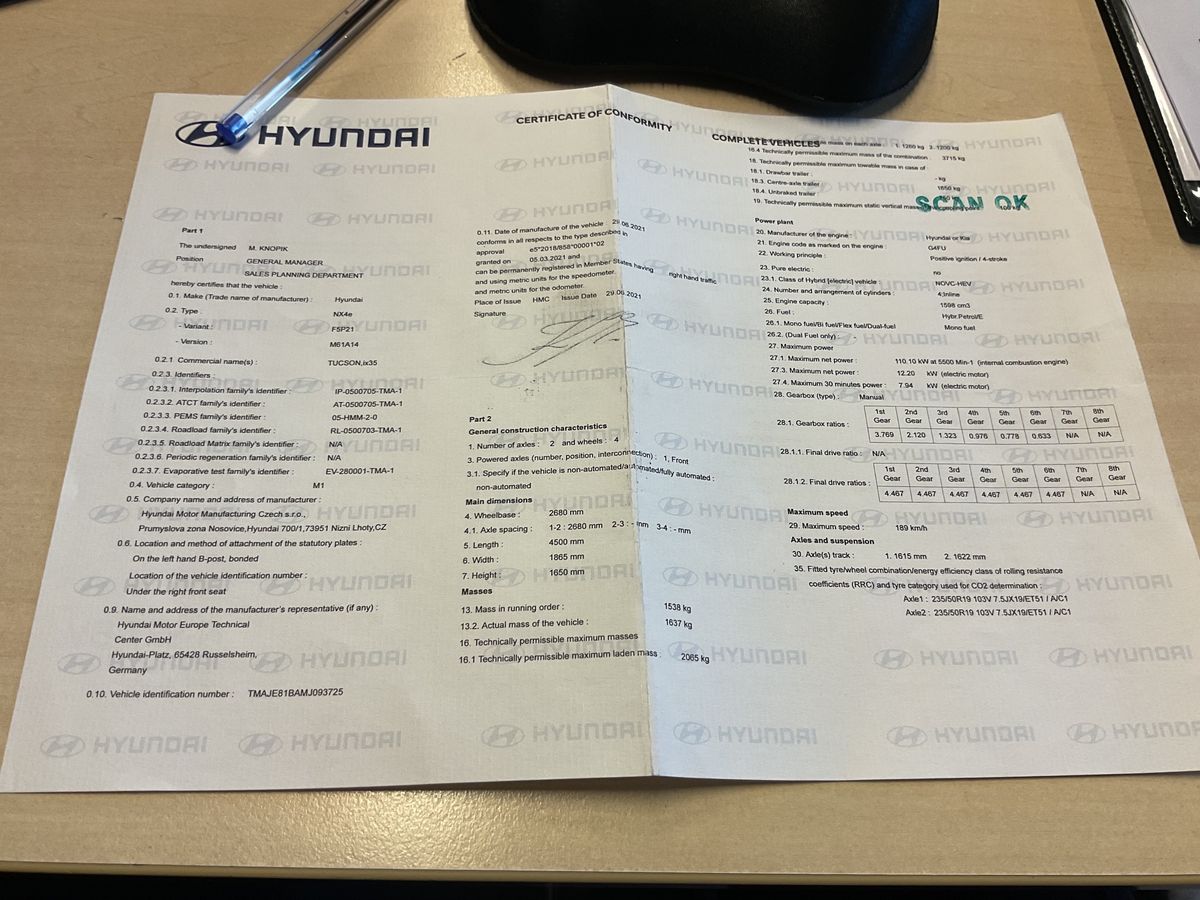 Hyundai Tucson d'occasion