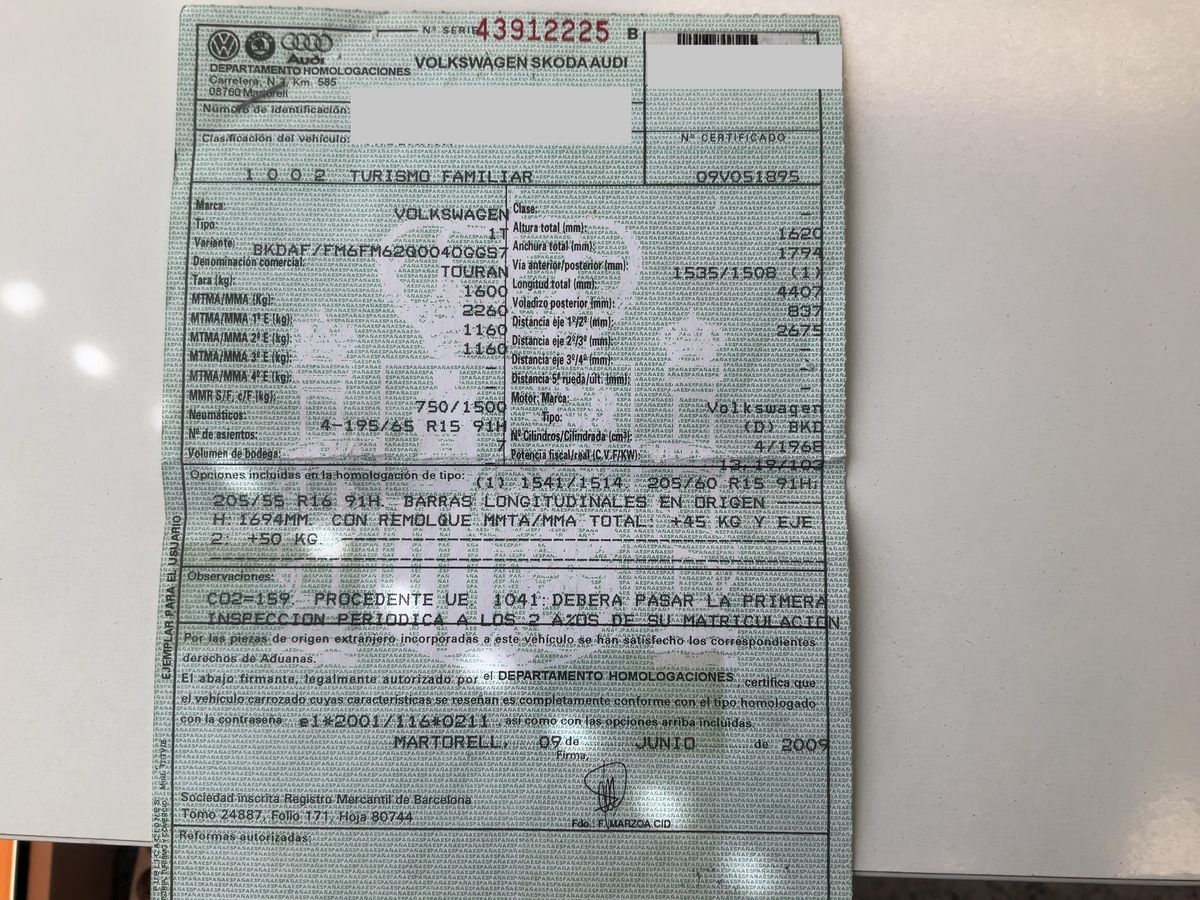 Volkswagen Touran d'occasion